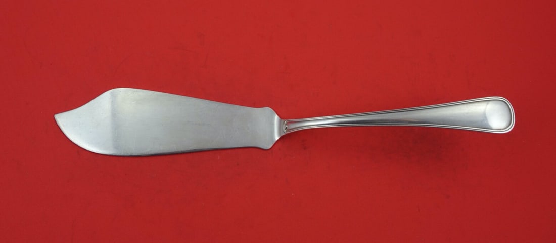 Buccellati Old Italian Sterling Silver Fish Server 10 5/8": Buccellati Old Italian Sterling Silver Fish Server 10 5/8" This exquisite fish server is part of the Old Italian pattern by Buccellati, crafted from high-quality sterling silver. Its flat handle desig