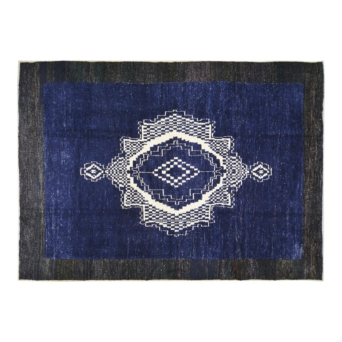 Hand Knotted Anatolian Oushak Wool Rug in Natural Tones 10'8" x 14'8": Hand Knotted Anatolian Oushak Wool Rug in Natural Tones 10'8" x 14'8" This vintage Turkish Anatolian Oushak rug from the 1960s features a hand-knotted wool construction with natural colors. It is know