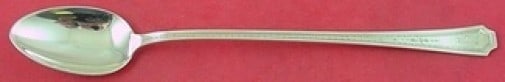 Durgin-Gorham Colfax Sterling Silver Iced Tea Spoon 7.5 Inch: Durgin-Gorham Colfax Sterling Silver Iced Tea Spoon 7.5 Inch This exquisite iced tea spoon is part of the Colfax pattern by Durgin-Gorham, showcasing the remarkable craftsmanship of Gorham Sterling Si
