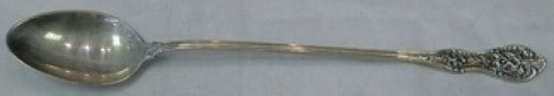 International Sterling Silver Springtime Iced Tea Spoon 7 1/4 in (1 of 2)