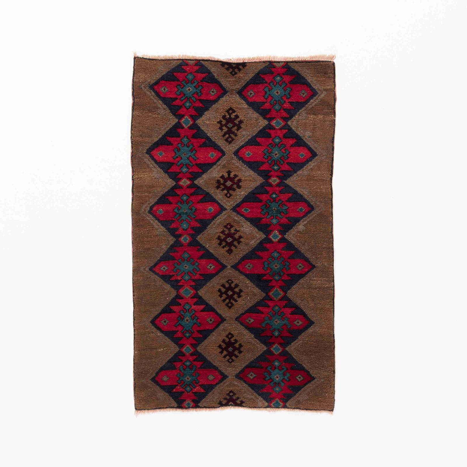 Authentic Handmade Anadol Wool Carpet 38.2 x 66.1 Inches: Authentic Handmade Anadol Wool Carpet 38.2 x 66.1 Inches Experience the elegance of this authentic handmade Anadol carpet, crafted with precision and care. Made from high-quality wool on wool, this be
