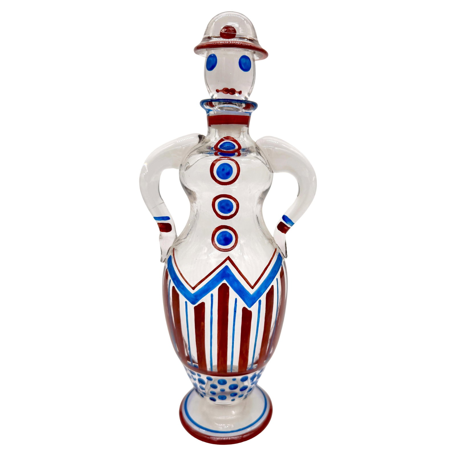 Jacob Eiler Bang Snapsekone Female Decanter Art Deco Holmegaard 1930 (1 of 9)