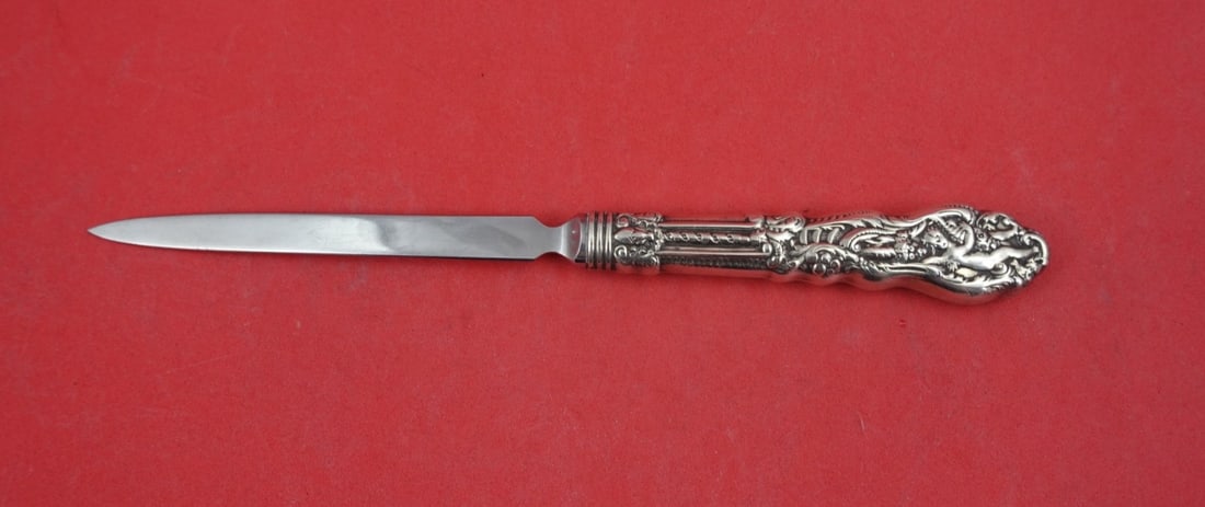 Gorham Versailles Sterling Silver Letter Opener 7 7 8 Inch: Gorham Versailles Sterling Silver Letter Opener 7 7 8 Inch This letter opener features a sterling silver hollow handle in the Versailles pattern by Gorham, paired with a stainless steel implement. Cra