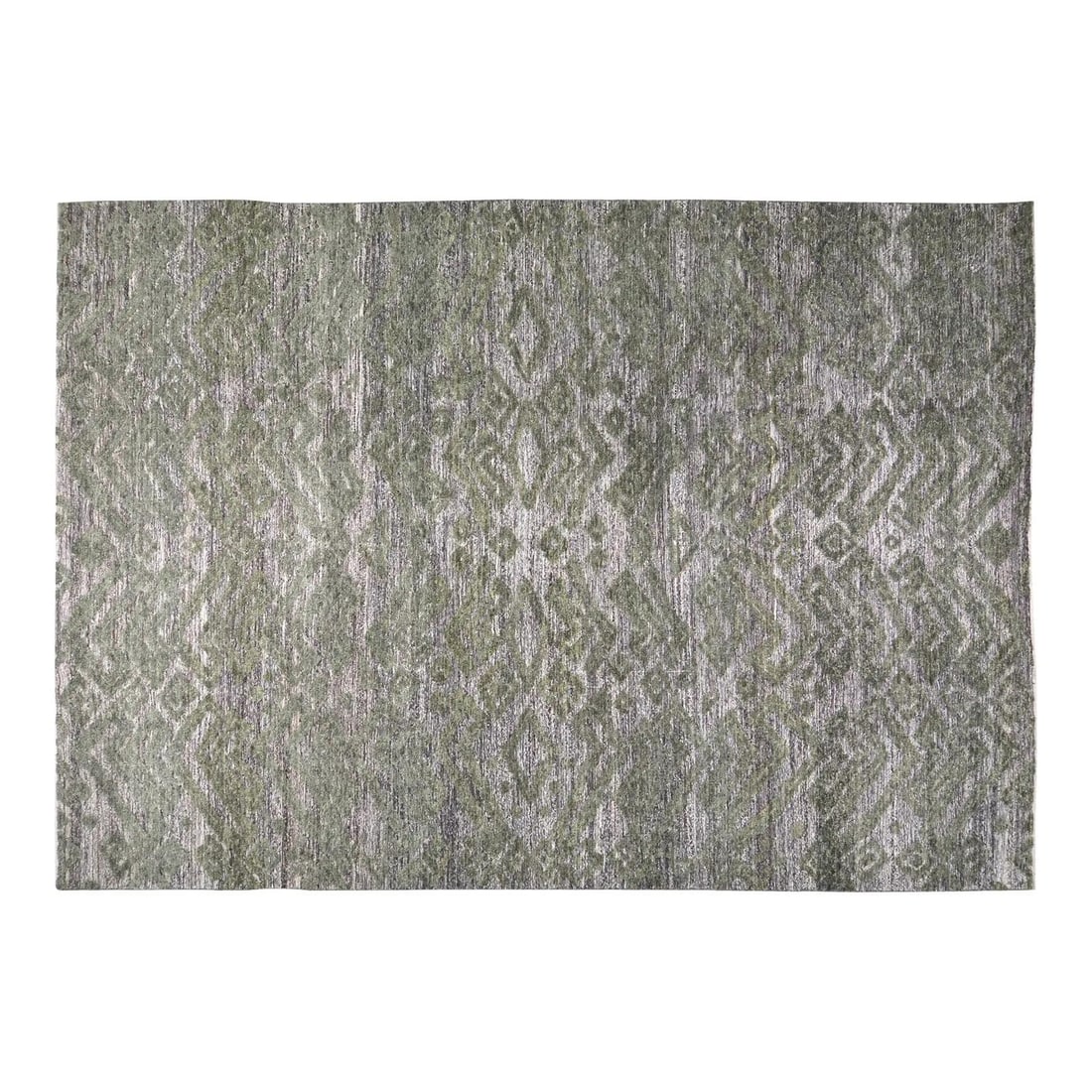 9'9 x 14' Organic Wool Hand Knotted Rug in Gray (1 of 6)
