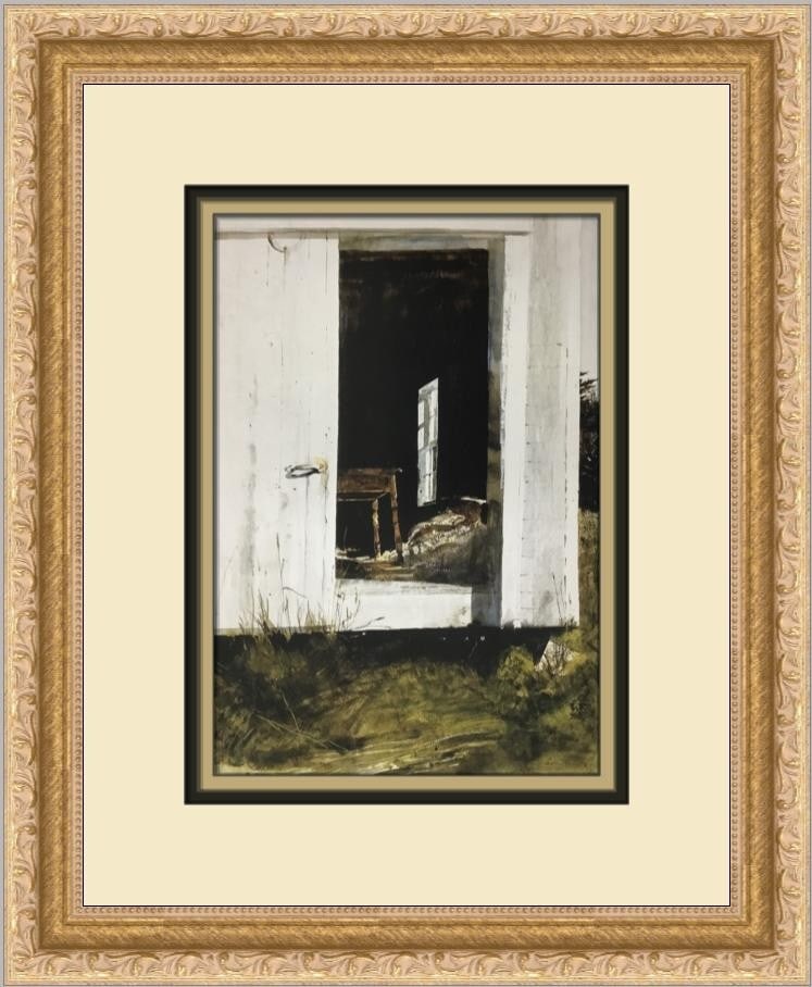 Andrew Wyeth The New Table Custom Framed Print 14x12 Impressionism (1 of 2)