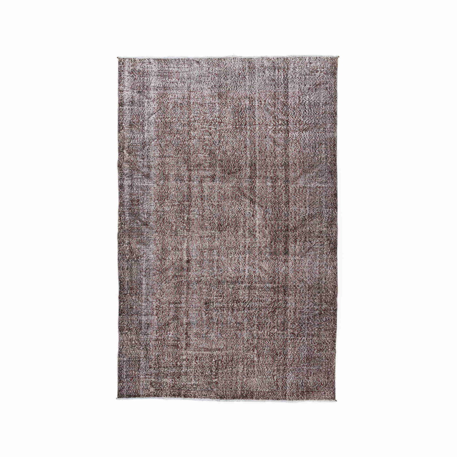 Vintage Handmade Wool on Cotton Carpet 79.5 x 124.4 Inches: Vintage Handmade Wool on Cotton Carpet 79.5 x 124.4 Inches Discover this authentic handmade vintage carpet, expertly crafted from wool on cotton. With its intricate double knot weaving, this piece sho