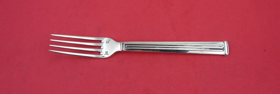 Christofle Triade Gold Accent Silverplate Luncheon Fork 6.75" (1 of 2)