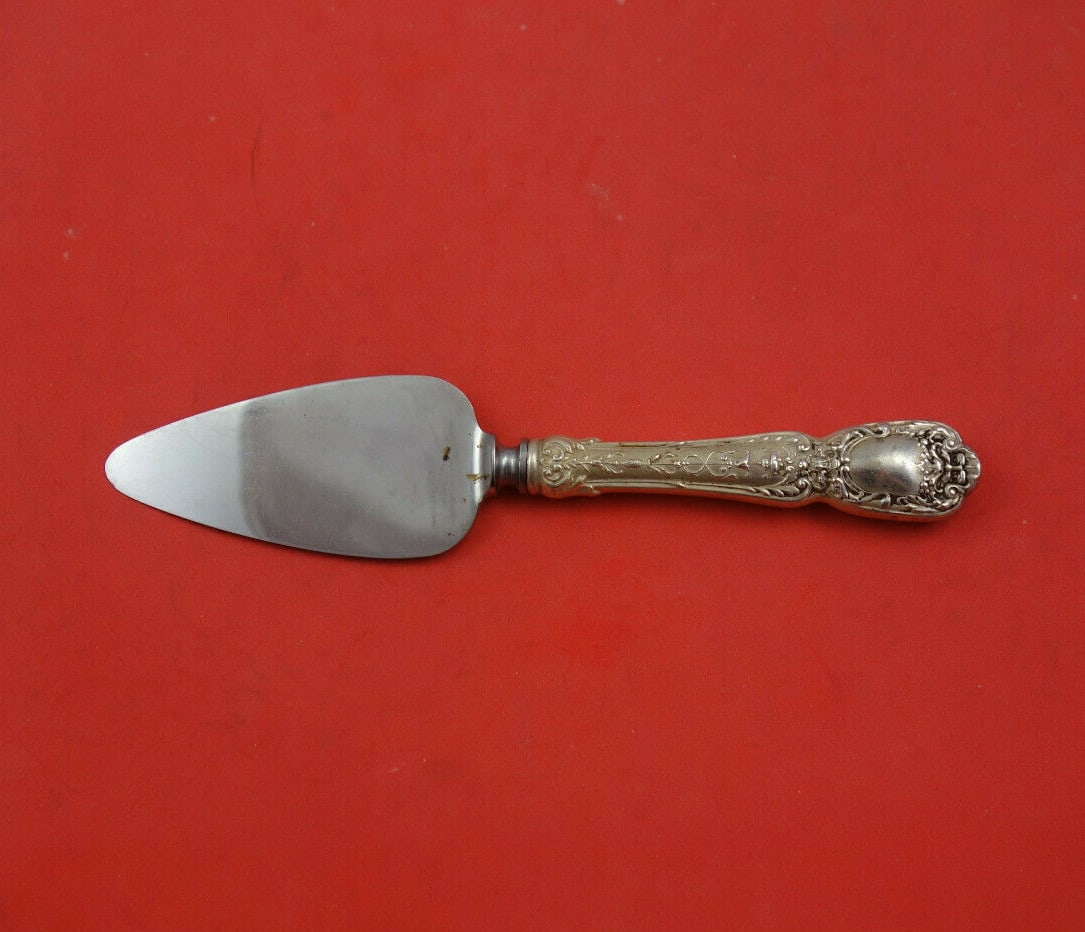 Gorham Florentine Sterling Silver Cheese Server Stainless Blade 6.5in (1 of 2)