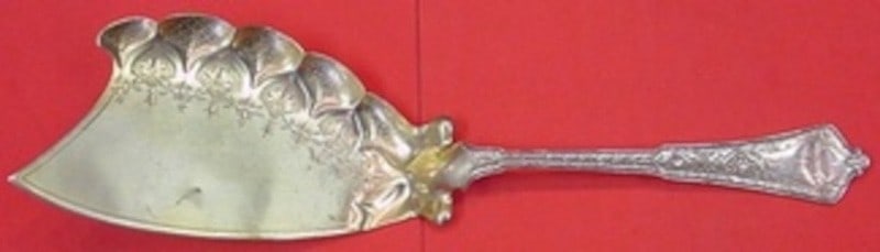 Tiffany Co Persian Sterling Silver Ice Cream Server Gold Washed 11 3/4 (1 of 1)