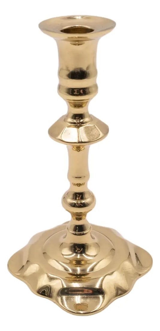 Virginia Metalcrafters Historic Newport Solid Brass Candlestick 20 Years Old (1 of 7)