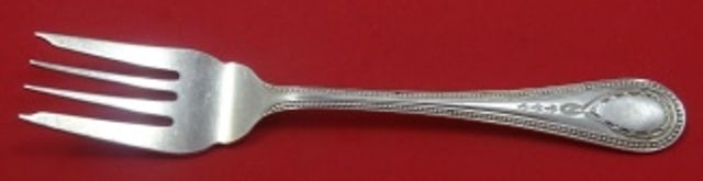 Wallace Hester Bateman Sterling Silver 7 Inch Salad Fork: Wallace Hester Bateman Sterling Silver 7 Inch Salad Fork Sterling silver salad fork in the Hester Bateman pattern by Wallace. This pre-owned flatware piece is not monogrammed and is in excellent condi