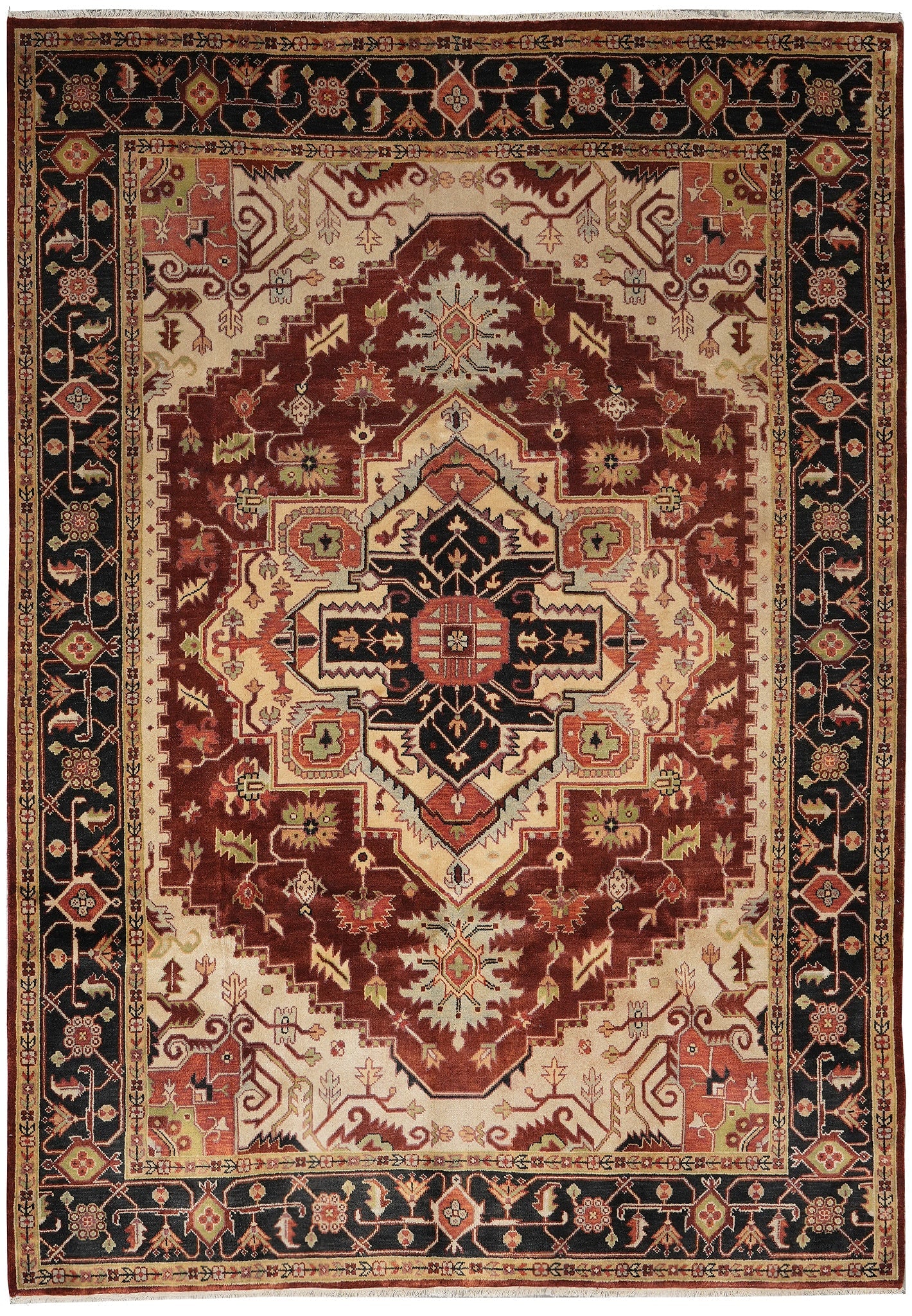 9 x 12 Handmade Serapi Rug Hand Knotted Wool India (1 of 12)