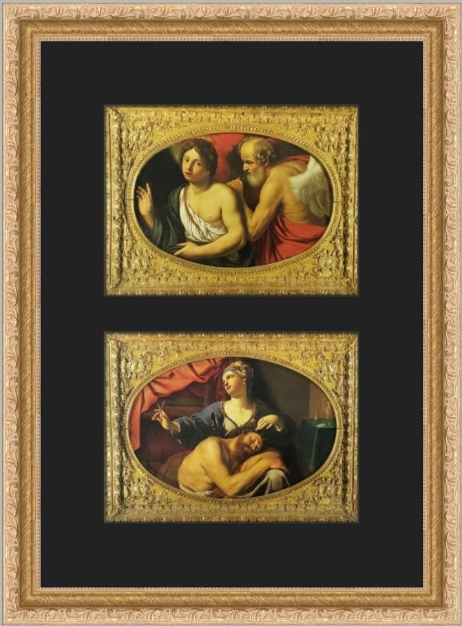 Antiveduto Grammatica Daedalus Icarus & Samson Delia Custom Framed Print 22x14 (1 of 3)