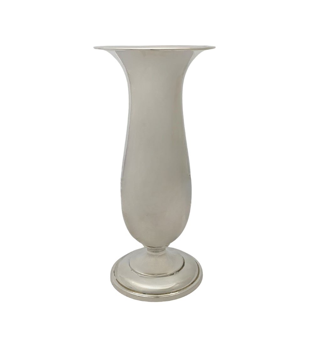Antique Wallace 925 Sterling Silver Handmade Flower Vase 10.25 Inches (1 of 2)