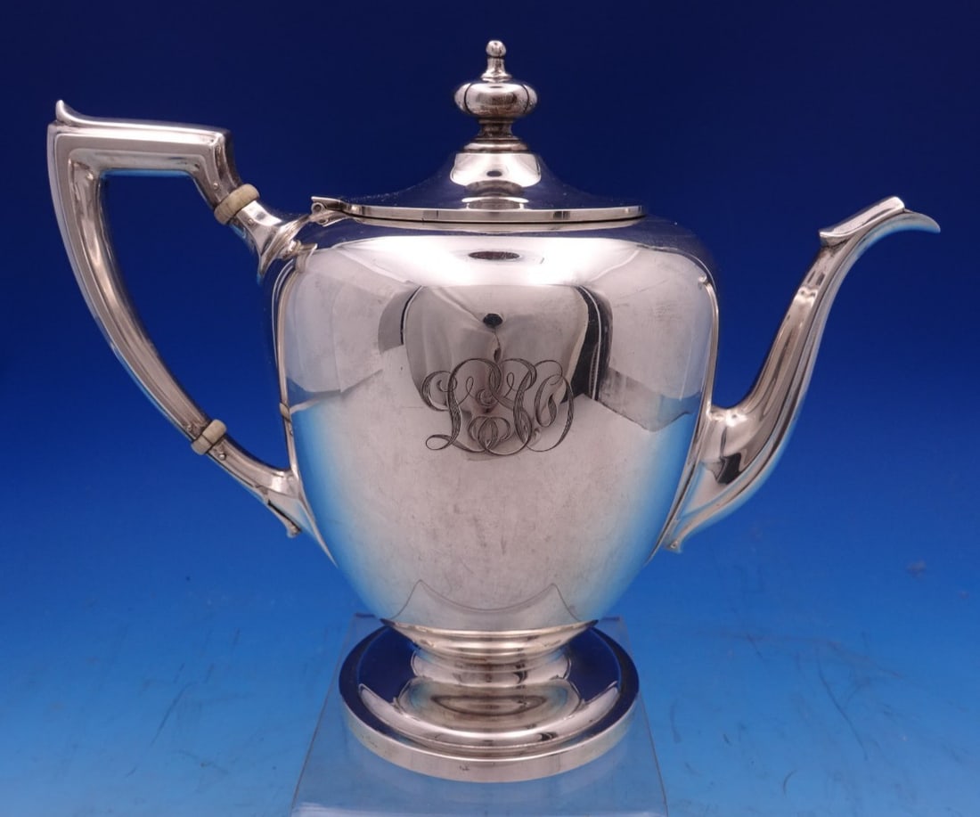 Dominick Haff Pointed Antique Sterling Silver Tea Pot 1103 87 (1 of 11)