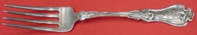 Whiting Violet Sterling Silver Dinner Fork 7.5 Inch Flatware: Whiting Violet Sterling Silver Dinner Fork 7.5 Inch Flatware Experience elegance with this Violet pattern dinner fork by Whiting, a fine example of American craftsmanship. This sterling silver fork me