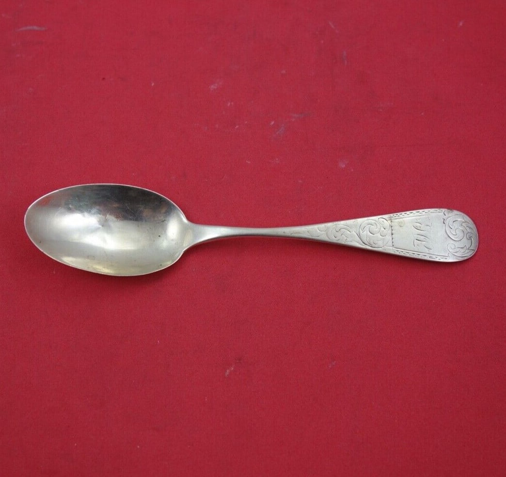Tiffany & Co Mayflower Sterling Silver Teaspoon 5 3/4 inch: Tiffany & Co Mayflower Sterling Silver Teaspoon 5 3/4 inch This exquisite Mayflower teaspoon by Tiffany & Co. is a stunning piece of craftsmanship, made from sterling silver. The spoon measures 5 3/4"