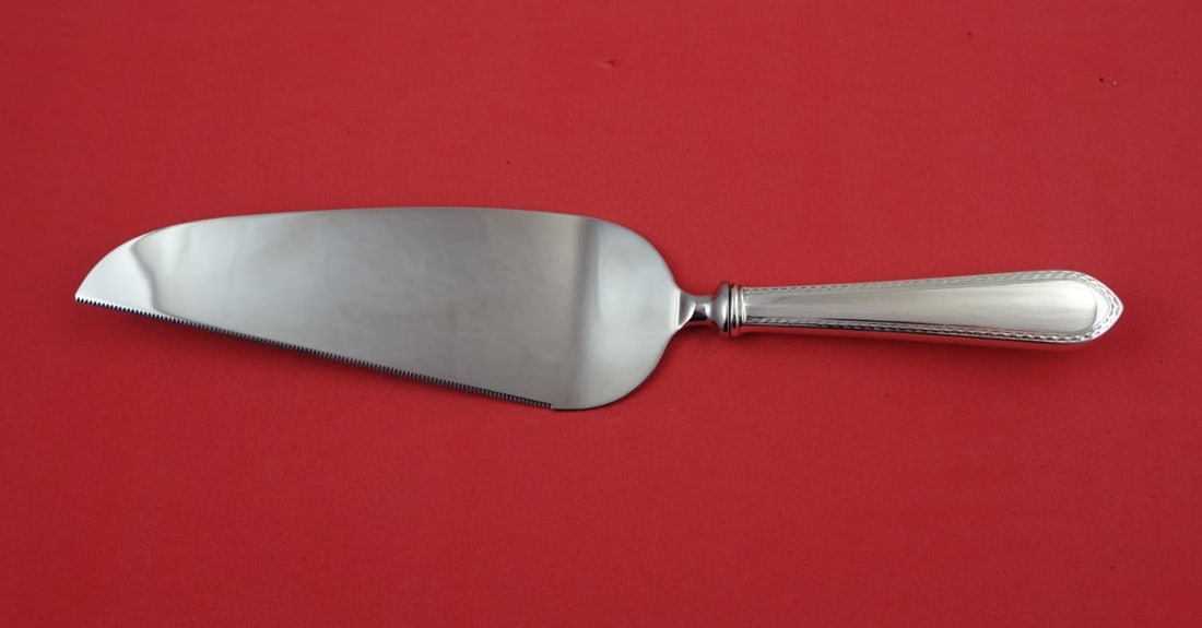 Lunt Holmes Sterling Silver Pie Server 10 1/4" Serrated Blade (1 of 2)