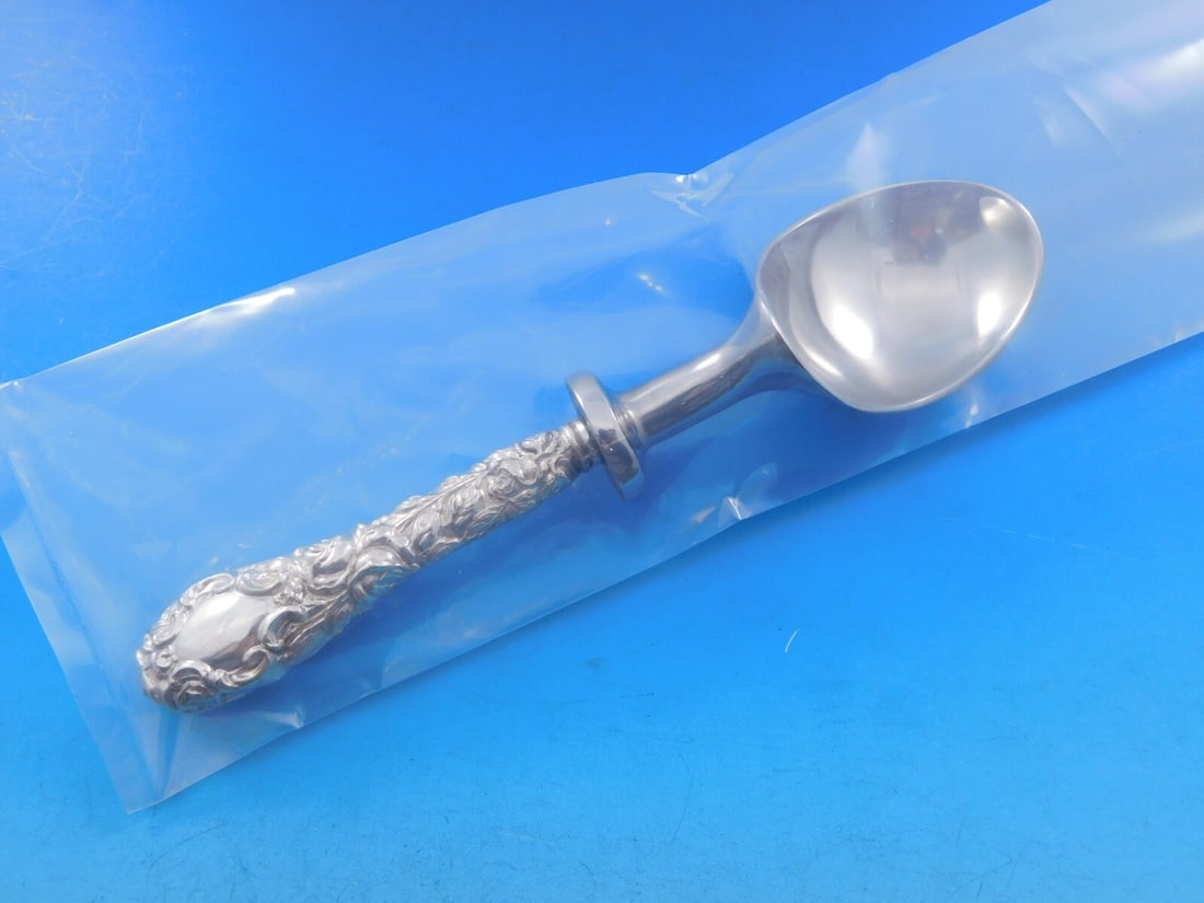 Schofield Baltimore Rose Sterling Silver Ice Cream Scoop Custom 7 1/4 Inches (1 of 4)