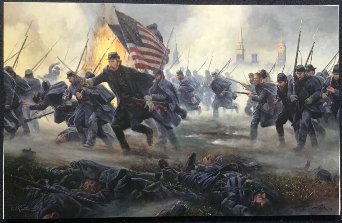 Mort Kunstler In The Hands Of Providence Limited Edition Giclee Print Signed: Mort Kunstler In The Hands Of Providence Limited Edition Giclee Print Signed This stunning limited edition giclee print titled "In The Hands Of Providence" by renowned artist Mort Kunstler captures a 