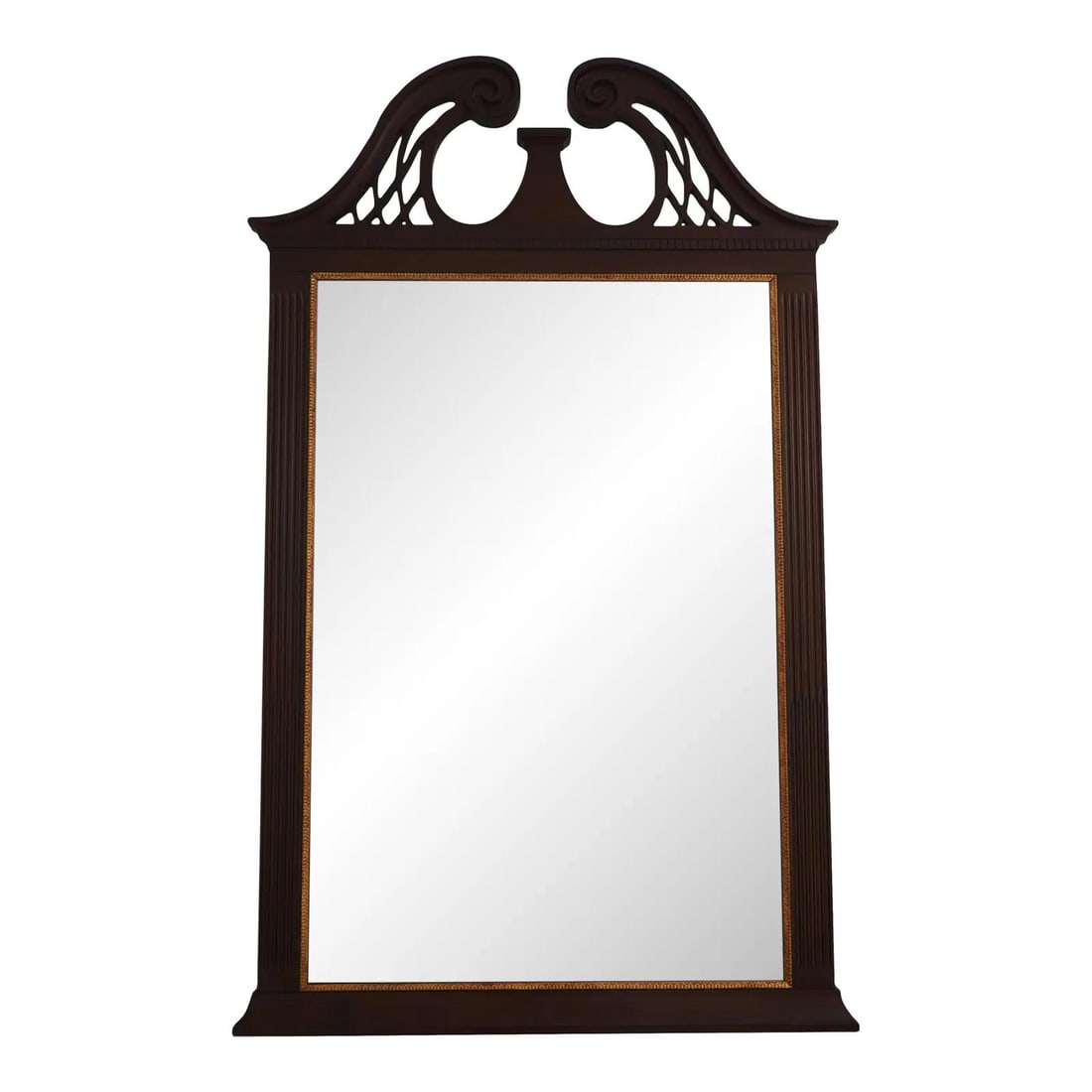 Henkel Harris Chippendale Style Mahogany Beveled Wall Mirror 32 x 52 (1 of 10)