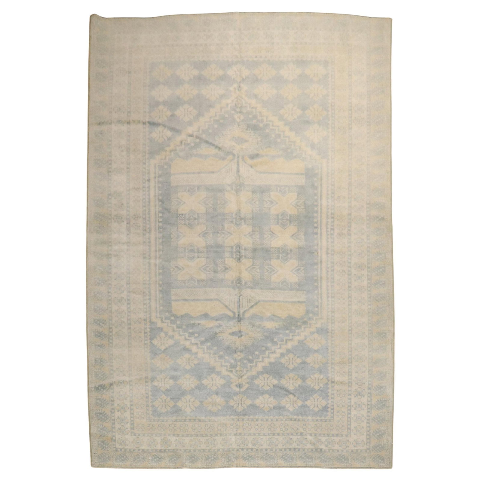 Zabihi Collection Vintage Islamic Hand-Knotted Wool Rug 82 x 116 in: Zabihi Collection Vintage Islamic Hand-Knotted Wool Rug 82 x 116 in Add a touch of elegance to your space with this vintage Turkish rug from the Zabihi Collection. Featuring a stunning Islamic design,