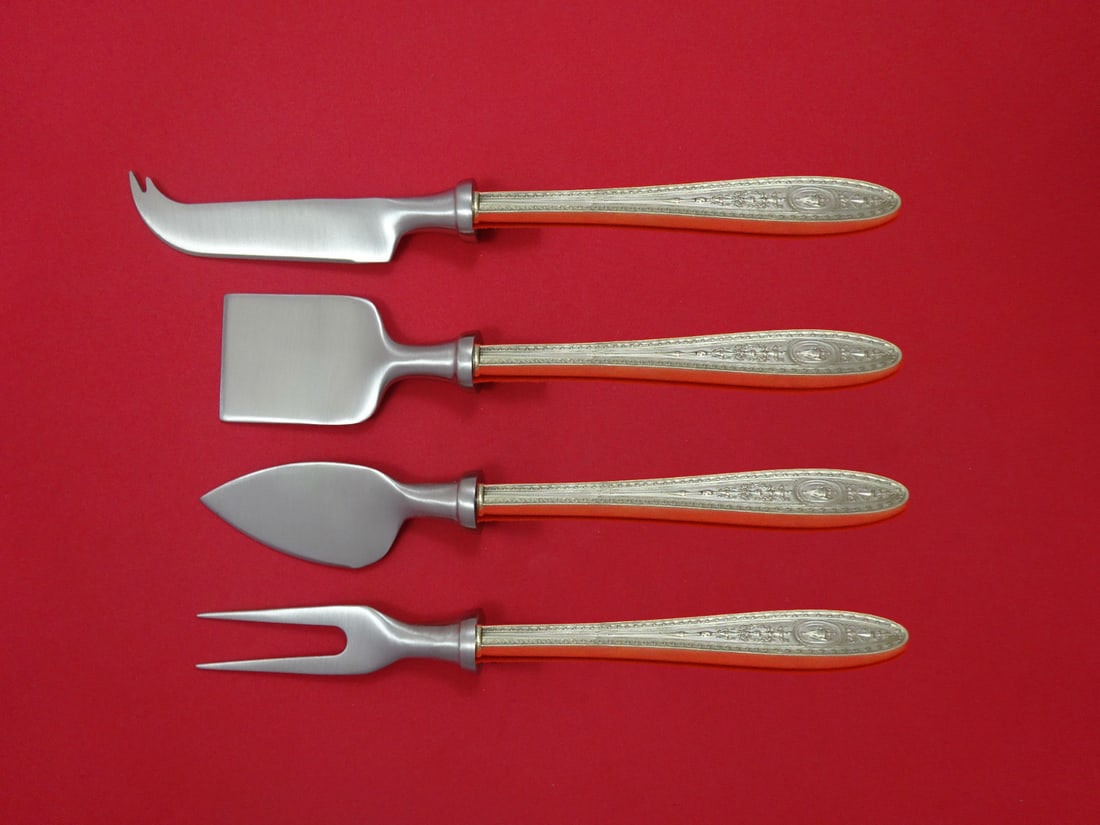 Wedgwood by International Sterling Silver 4-Piece Cheese Serving Set (1 of 1)