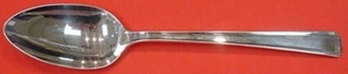 Sterling Silver Serving Spoon John and Priscilla Pattern 8.5 Inch: Sterling Silver Serving Spoon John and Priscilla Pattern 8.5 Inch This is a sterling silver serving spoon in the John and Priscilla pattern by Westmorland. Measuring 8 1/2 inches in length, this pre-o