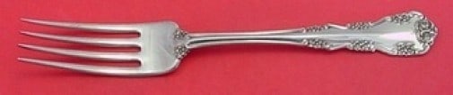 International Silver Wild Rose Sterling Silver Fork 7 Inch: International Silver Wild Rose Sterling Silver Fork 7 Inch This exquisite Wild Rose Old fork is crafted from high-quality sterling silver, showcasing the elegant Wild Rose pattern by International Sil