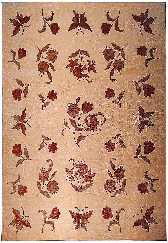 8 x 10 Hand-knotted Wool and Silk Area Rug Ivory Contemporary Design: 8 x 10 Hand-knotted Wool and Silk Area Rug Ivory Contemporary Design Free continental US Shipping Elevate your living space with this exquisite 8 x 10 Wool and Silk Fine Quality Hand-knotted Rug. This