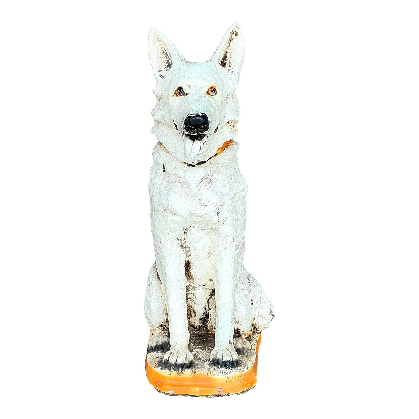Vintage Boho Handcrafted Ceramic Dog Colorful Decorative Piece (1 of 8)