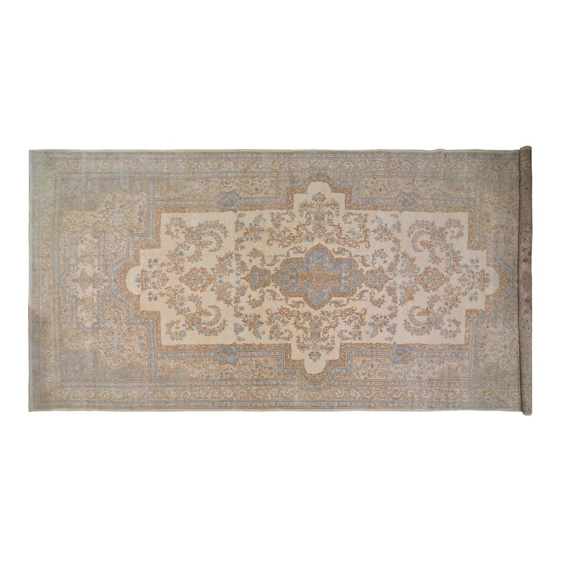 Vintage Anatolian Wool Rug 9'7x21'9 Turkish (1 of 6)