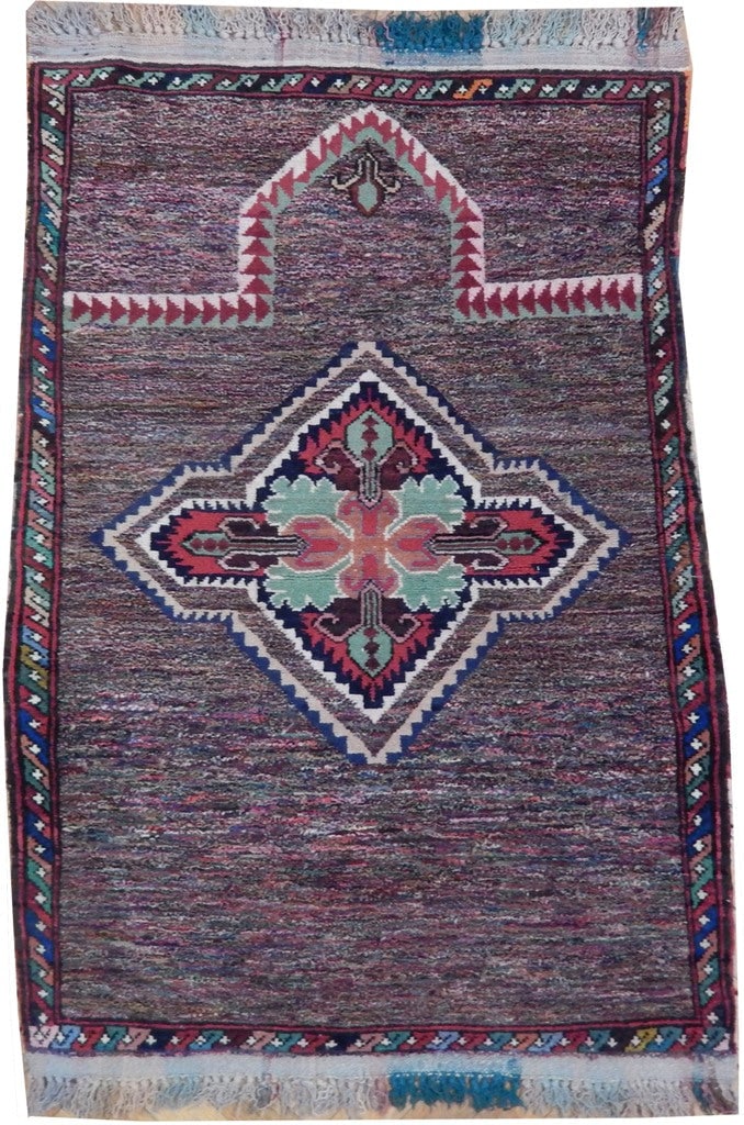 2.8 x 4 Ivory Hand-knotted Persian Tribal Area Rug (1 of 6)