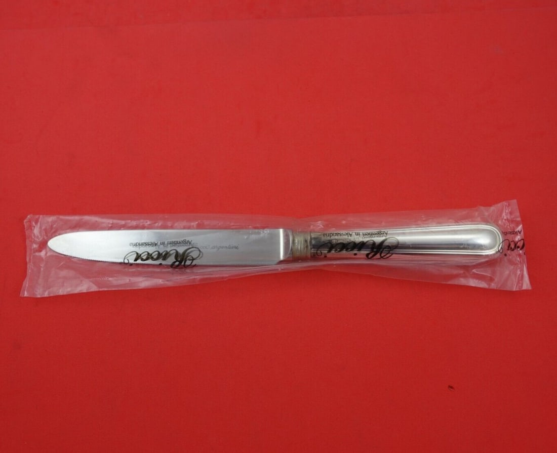 Ascot by Ricci .800 Silver 9 3/4" Dinner Knife Heirloom Flatware (1 of 2)