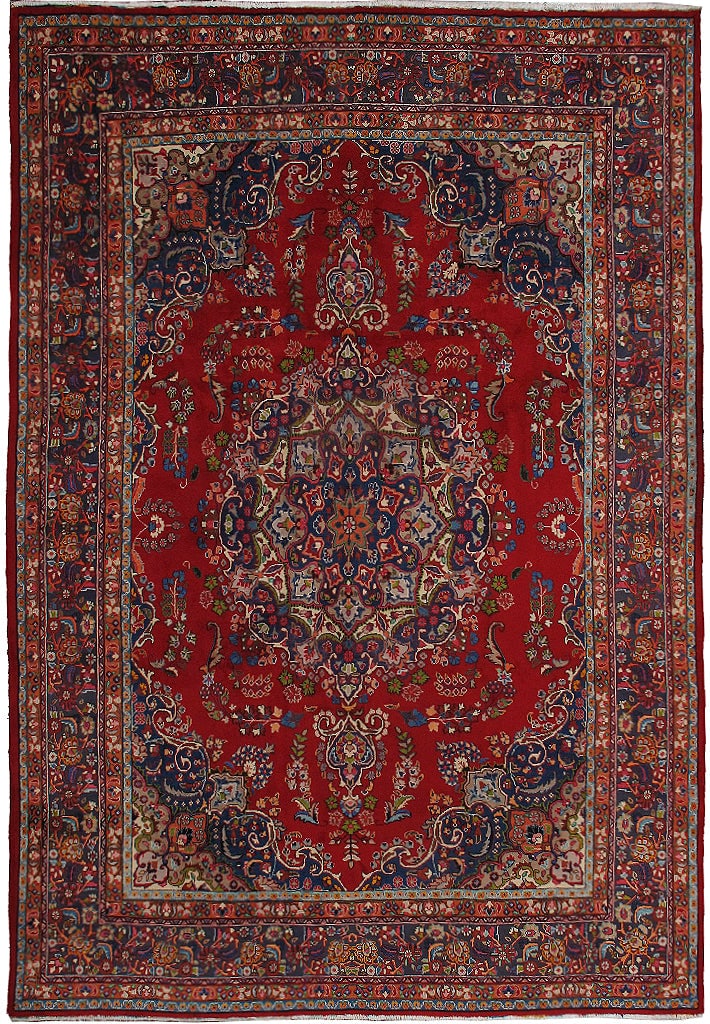 Persian Traditional Handmade Rug 9.10 x 12.9 Crazy Sale: Persian Traditional Handmade Rug 9.10 x 12.9 Crazy Sale Free continental US Shipping Enhance your living space with this exquisite Persian traditional handmade rug, measuring 9.10 x 12.9 feet. This st