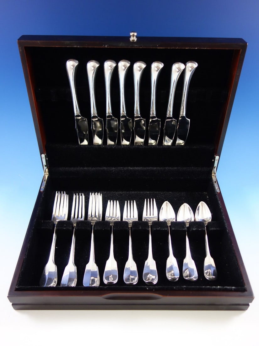 32 Piece Sterling Silver Flatware Service for 8 Kirk Stieff Smithsonian (1 of 5)