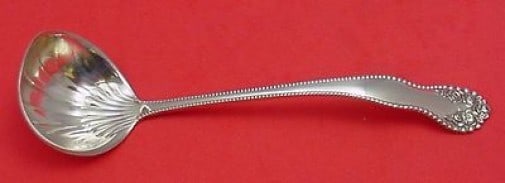 Gorham Lancaster Sterling Silver Mayonnaise Ladle 5.25 Inches Antique: Gorham Lancaster Sterling Silver Mayonnaise Ladle 5.25 Inches Antique This exquisite mayonnaise ladle, crafted by Gorham in the Lancaster pattern, measures 5 1/4 inches and is composed of high-quality