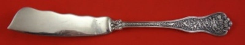 Tiffany Co Olympian Sterling Silver Master Butter Knife 7 1/4": Tiffany Co Olympian Sterling Silver Master Butter Knife 7 1/4" Tiffany & Co. Olympian master butter knife in sterling silver with a flat handle. It is not monogrammed and is in excellent pre-owned con