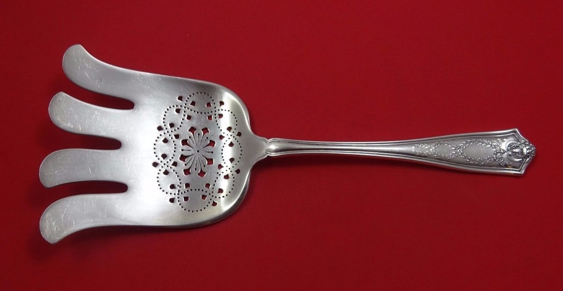 Tiffany & Co. Winthrop Sterling Silver Pierced Asparagus Fork 9 5/8" (1 of 1)