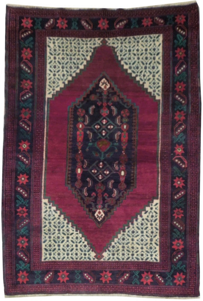 4.7 x 7 Carmine Handmade Kazak Rug Vintage Caucasian Design: 4.7 x 7 Carmine Handmade Kazak Rug Vintage Caucasian Design Free continental US Shipping Enhance your living space with this exquisite 4.7 x 7 Carmine Antique Caucasian Kazak Rug. This stunning handwo