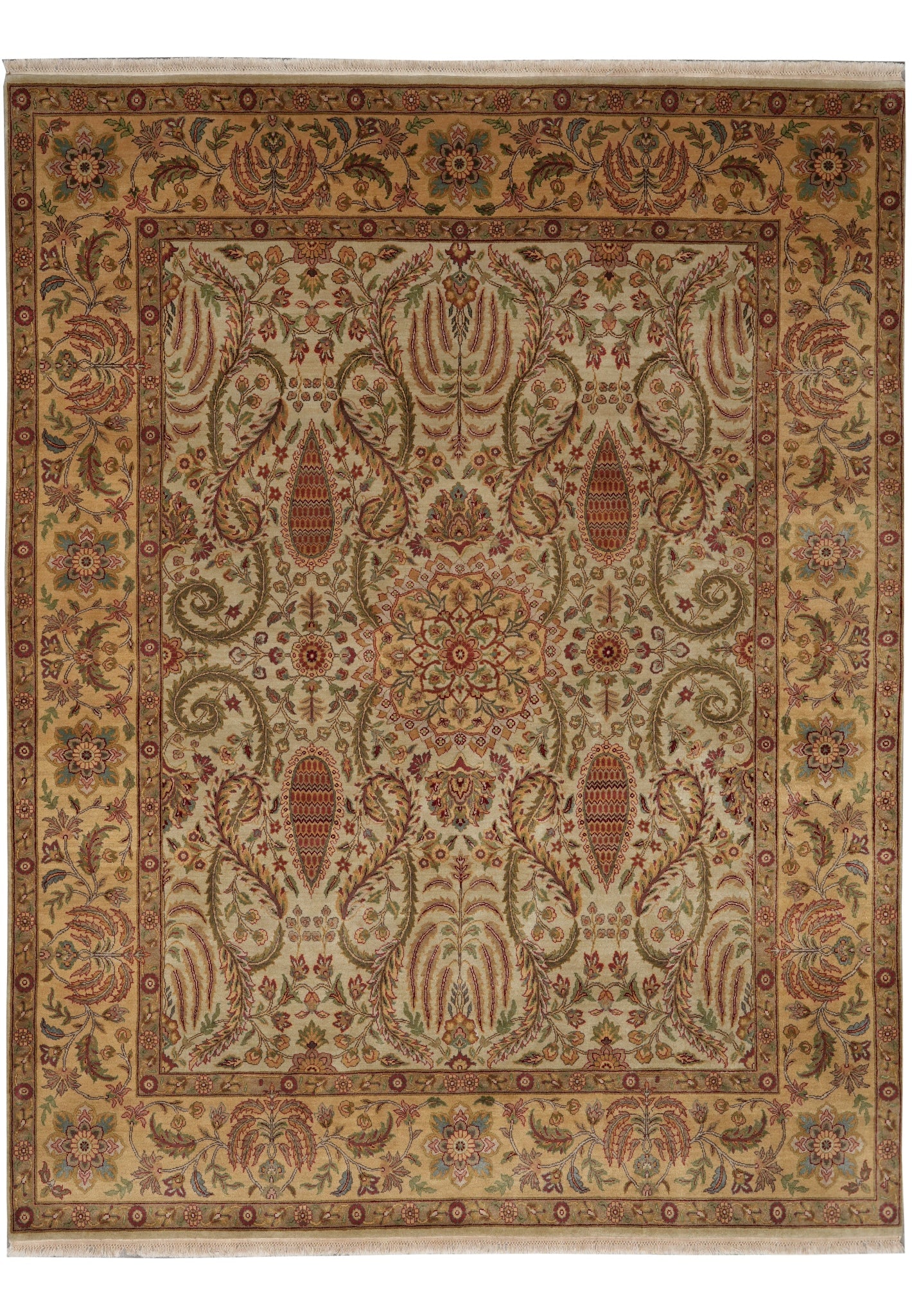8 x 10 Handmade Rug 100% Premium Wool Fine Weave Dense Pile: 8 x 10 Handmade Rug 100% Premium Wool Fine Weave Dense Pile Free continental US Shipping Handmade 8 x 10 rug with a fine weave and dense wool pile. It is hand-knotted using traditional techniques and 