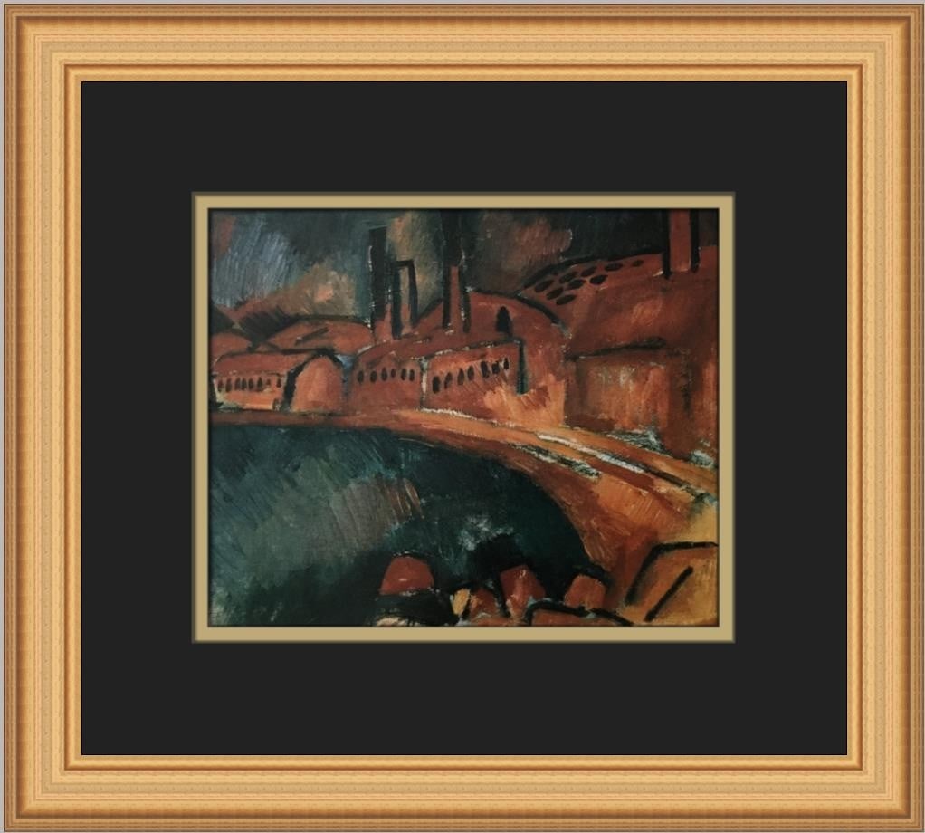 Custom Framed Offset Lithograph The Factory by Raoul Dufy Open Edition (1 of 2)