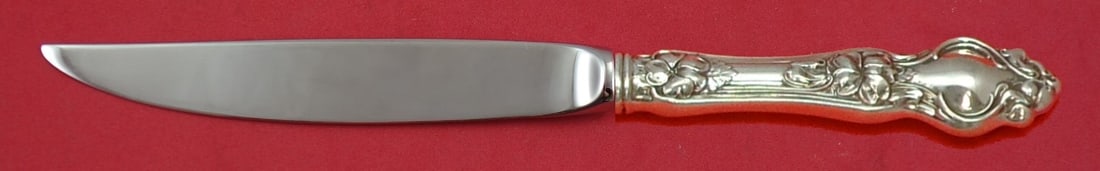 Wallace Violet Sterling Silver Steak Knife 8 Inch Custom Stainless Blade (1 of 3)