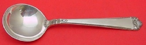 Watson Sterling Silver George II Rex Hand Chased Cream Soup Spoon 6 1/8" (1 of 1)