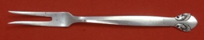 Georg Jensen Bittersweet Sterling Silver Pickle Fork 6.5 Inch Serving (1 of 1)