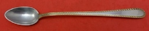 Kirk Golden Winslow sterling silver iced tea spoon 7 1/2": Kirk Golden Winslow sterling silver iced tea spoon 7 1/2" Sterling silver iced tea spoon in the Golden Winslow pattern by Kirk. The spoon measures 7 1/2 inches and is not monogrammed. It is described 