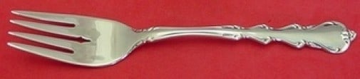 International Sterling Silver Salad Fork Angelique Vintage 6 5/8": International Sterling Silver Salad Fork Angelique Vintage 6 5/8" This elegant salad fork is part of the Angelique pattern by International Sterling. Crafted from genuine sterling silver, it measures 