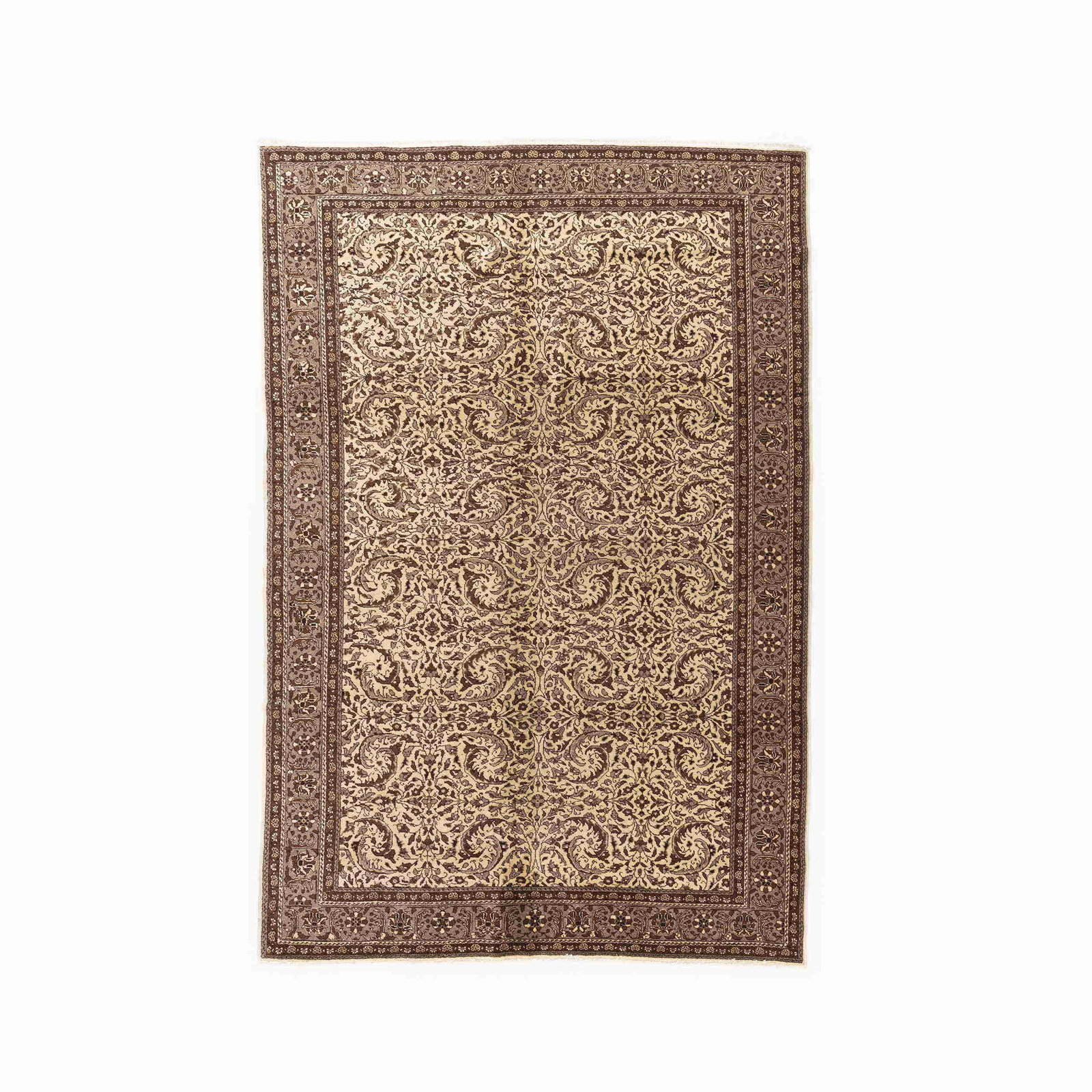 Authentic Handmade Kayseri Wool Carpet 76.8 x 114.6 Inches (1 of 8)