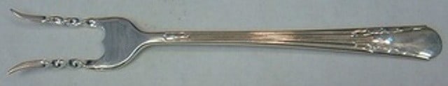 International Sterling Silver Orchid Serving Fork Custom 7 3/4 Inches (1 of 2)