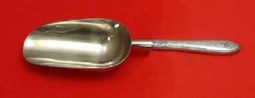 Margaret Rose Sterling Silver Ice Scoop 9 3/4" by National: Margaret Rose Sterling Silver Ice Scoop 9 3/4" by National This exquisite ice scoop is crafted from high-quality sterling silver and features a hollow handle with a stainless steel implement. Designed